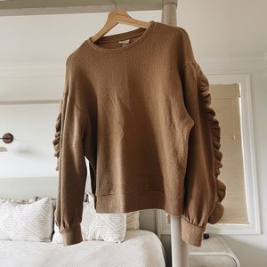 Target ruffle sweater